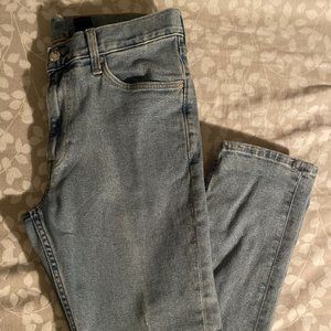 H&M Men's Light Denim Wash Blue Slim Fit Jeans